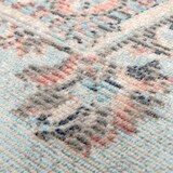 thumbnail of Outdoor Teppich Orientalisch Vintage Balkon, Terrasse schmutzabweisend Türkis Läufer 60x100 | 100% Polypropylen | Florhöhe: 2 mm | pflegeleicht