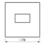 thumbnail of Jung Abdeckung f. USB-Ladegerät LC 1969 USB 202 LC1969USB202