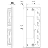 thumbnail of OBO Bettermann Endstück GK-E70210RW 6274780
