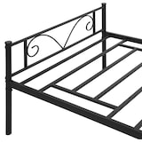 thumbnail of HOMCOM Estrutura de Cama Individual de Metal  com Cabeceira 95x196x100cm Preto