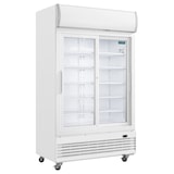 thumbnail of 950 L Kühlmöbel mit 2 Glastüren, belüftet mit Lichtkasten, 220V, 500W Polar