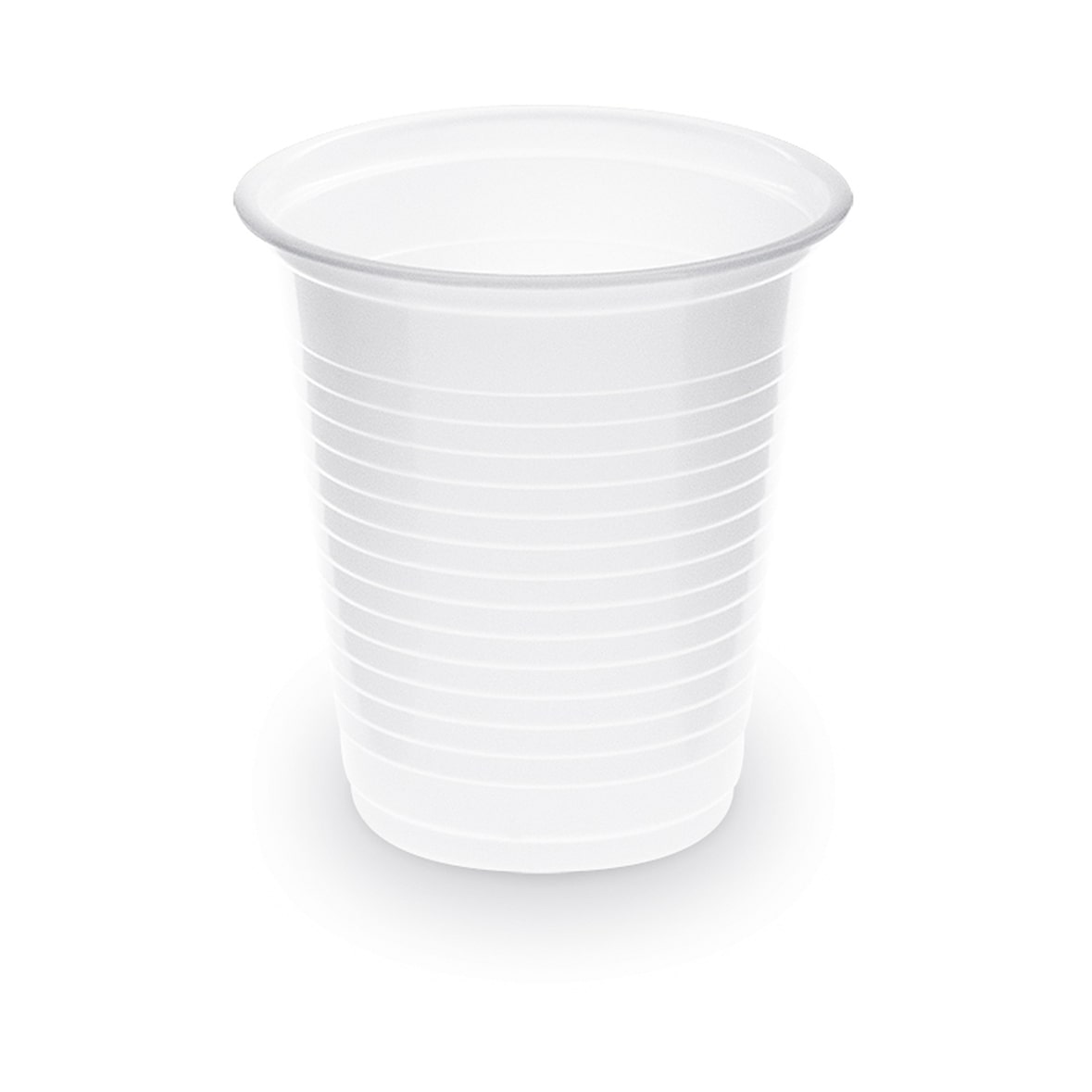 1000x Trinkbecher Schnapsbecher weiß 80 ml PP O 57 mm