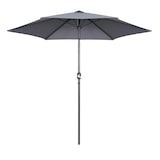 thumbnail of Parasol droit 3m en aluminium gris anthracite - Oviala