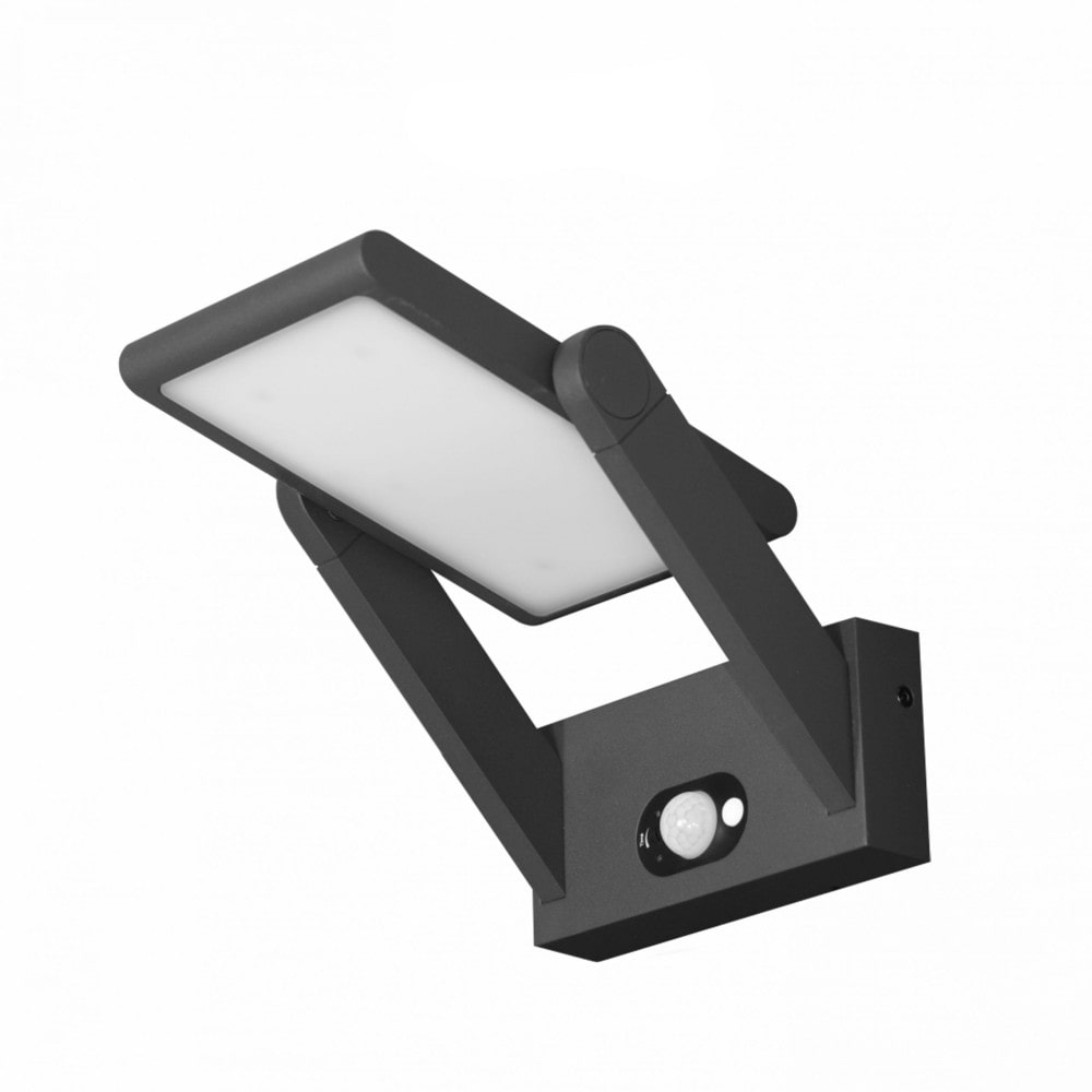PROA - Foco solar negro 4000K para exterior Beneito Faure