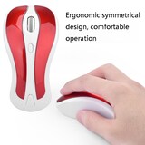 thumbnail of Souris Sans Fil Ultra-Minces 1600 DPI 7 Boutons Ergonomique Gaming Blanc Rouge Noir YONIS