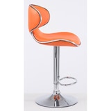 thumbnail of Lot de 2 tabourets de bar Las Vegas V2 similicuir Orange/Chrome
