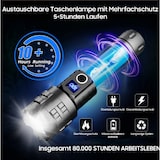 thumbnail of Taschenlampe LED Aufladbar, 2000 Lumen, 300 m Zoom, Wasserdicht