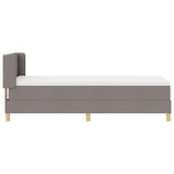 thumbnail of vidaXL Boxspringbett mit Kissen mit Kopfteil Taupe 200 x 80 cm Stoff