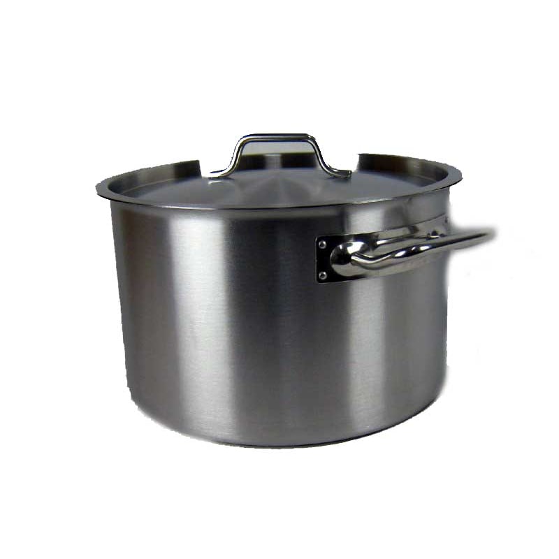 Kochtopf Gastrotopf Topf 24 Liter Edelstahl mit Deckel Großküche Gastronomie