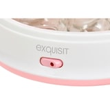 thumbnail of Exquisit Joghurtbereiter YM 3101 wep | 7 Portionsgläser | 15 Watt mit PTC-Heizelement | weiß-rosa