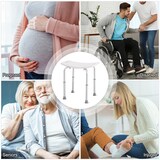 thumbnail of HOMCOM Sgabello Bagno Sedia Rettangolare per Doccia Altezza Regolabile