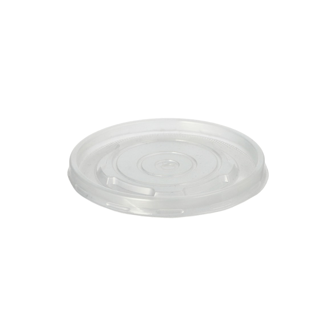 STARPAK, Deksels voor soepkommen, PP rond Ø 9,8 cm · 1 cm transparant