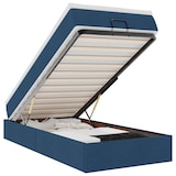 thumbnail of vidaXL Ottoman-Bett mit Matratze Blau 90x190 cm Stoff