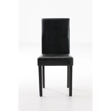 thumbnail of Esszimmerstuhl DALAN - Kunstleder Schwarz 41x47x91 cm Dunkelbraun | Essstühle Esszimmerstühle Küchenstühle Wohnzimmerstühle