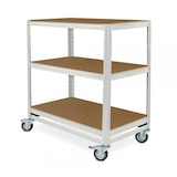 thumbnail of Kommissionier-Etagenwagen mit 3 Ebenen, lichtgrau