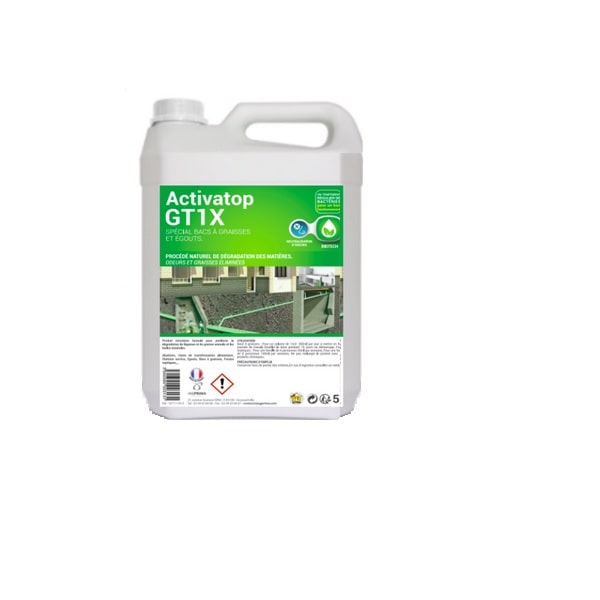 Activatop gt1x entretien bac à graisses bidon 5 litres JAG