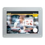 thumbnail of Securit® Porte-affiche A3 pour vitrine - Gris - Avec 4 ventouses - Double-face