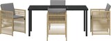 thumbnail of vidaXL 5-teiliges Garten-Dining-Set mit Kissen in Beige aus Poly Rattan