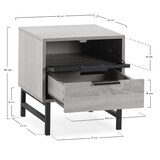 thumbnail of Table de chevet Hera 1 porte 1 tiroir coloris bois