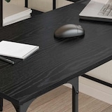 thumbnail of vidaXL Schreibtisch Schwarz Eichen-Optik 139 x 139 x 75 cm