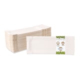 thumbnail of BIOZOYG 2000 Stück Einwegteller Wurstpappe 8x18+3cm, Pappteller rechteckig mit Abriss, weiß, Pappteller Bratwurstschale Pappgeschirr, nachhaltig