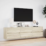 thumbnail of vidaXL TV-Wandschrank mit LED Sonoma-Eiche 180x31x45 cm