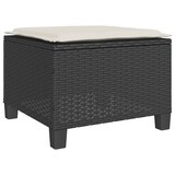 thumbnail of vidaXL 3-delige Bistroset met kussens poly rattan zwart
