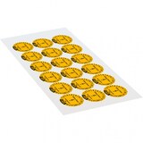 thumbnail of Dreifke® Prüfplakette Elektro-Check Geprüft..., 2028, gelb, Dokumentenfolie, Ø 30mm, 18 Stk.