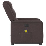 thumbnail of vidaXL Elektrischer Massagesessel mit Aufstehhilfe Dunkelbraun Stoff