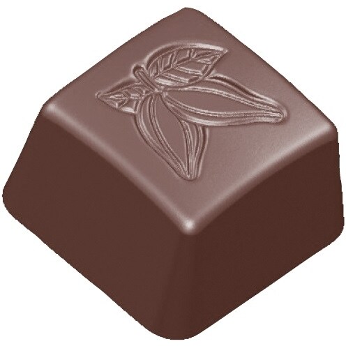 1 x SCHNEIDER Schokoladen-Form Praline mit  Kakaobohnenprägung-K 26x26x16