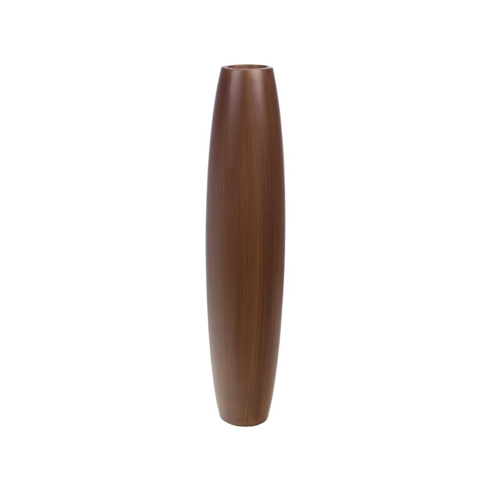 Vase Celia grand modèle -  Marron Rond Résine Amadeus 17.00x17.00 cm