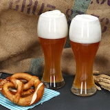 thumbnail of 6er Set Weizenbiergläser klar 0,5L Weißbier-Glas klassisch Hefeweizen Bier-Glas