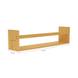 thumbnail of Bamboe Wandplank Canoply 15x70x12cm Naturel 7house