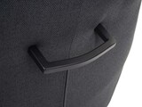 thumbnail of Esszimmerstuhl HWC-H71, Küchenstuhl Lehnstuhl Stuhl, drehbar Auto-Position Stoff/Textil Stahl ~ dunkelgrau