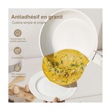 thumbnail of Batterie de cuisine 11 pièces avec poignées amovibles en Granit beige - Tous feux dont induction Just perfecto JL-999 usage non-intensif Just Perfecto