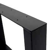 thumbnail of Juego de 2 patas de mesa HWC-H33, para mesa de centro banco mesa marco camino de mesa, industrial 37x40cm ~ negro