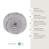 thumbnail of Schiesser Spannbettlaken Jessi - Edeljersey - 150 x 200 cm - Hellgrau
