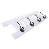 thumbnail of Appendiabiti da parete HWC-C60 Family, pannello appendiabiti, look shabby vintage 60x21cm ~ laccato bianco