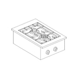 thumbnail of Drop-In Gasherd 2 Br. 9Kw