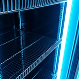 thumbnail of Romux® Glastürkühlschrank MD 450 Liter 1 Tür Schwarz mit Belüftet | Professioneller Getränkekühlschrank mit Glastür & LED