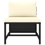 thumbnail of vidaXL 3-delige Loungeset met kussens poly rattan zwart