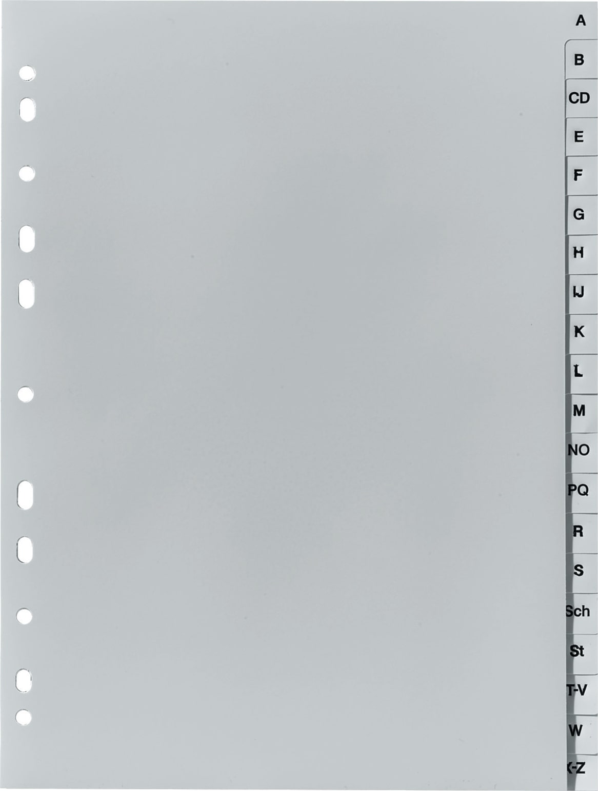 3 x FALKEN Register PP Kunststoff-Register DIN A4 A-Z ABC alphabetisch ...