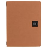 thumbnail of Set 12 porte-menu A4 Stil Casa, polyuréthane, 24,3x31,6 cm, 3 enveloppes plastiques, élastique, désert saffiano.