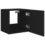 thumbnail of vidaXL TV-Wandschränke mit LED-Leuchten 2 Stk. Schwarz 40,5x35x40 cm