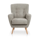 thumbnail of Butaca Izan SUEÑOSZZZ Butaca Nórdica Tapizada En Tela Gris Plata