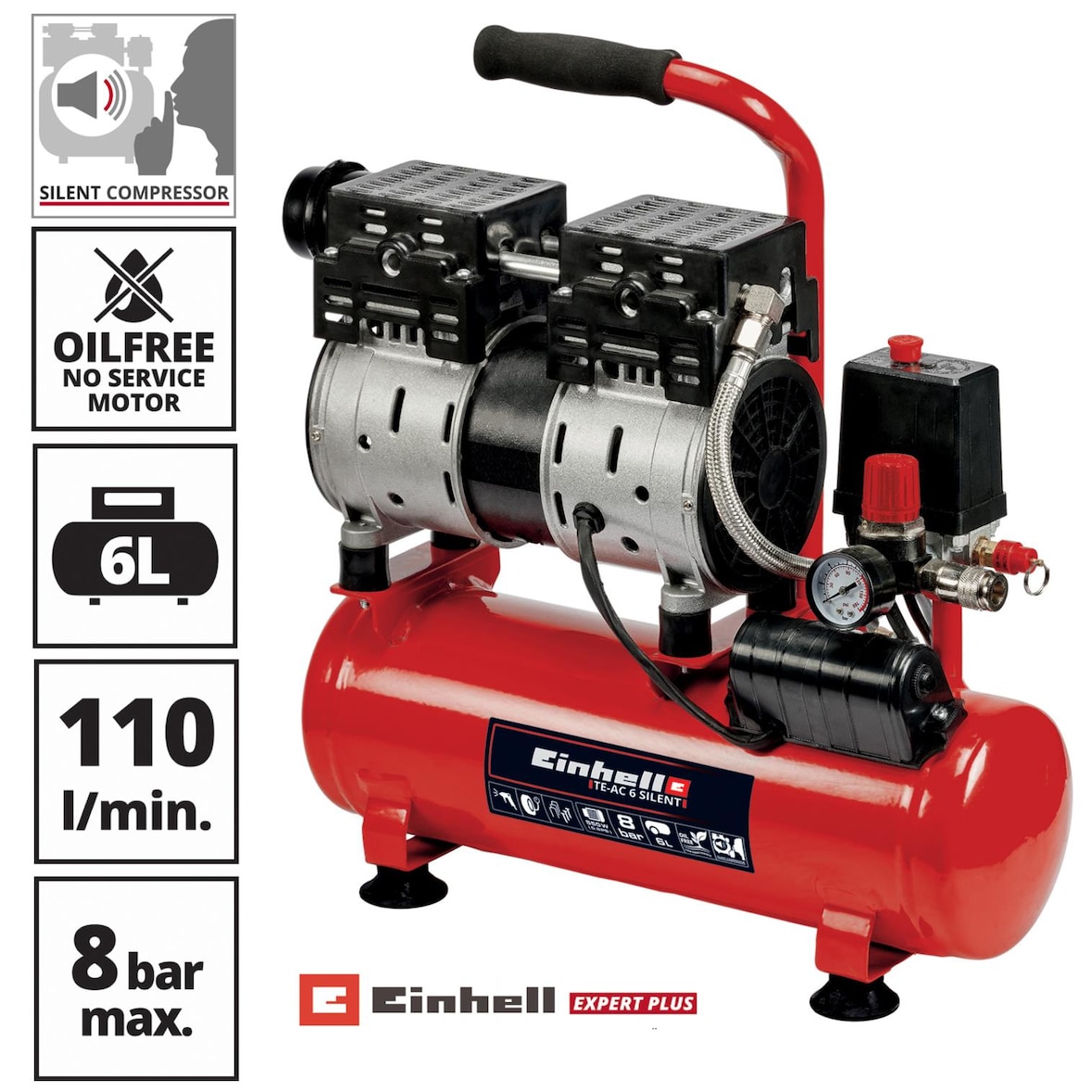 Einhell TE-AC 6 Silent Kompressor