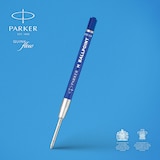 thumbnail of PARKER Quinkflow Basic recambio bolígrafo caja de 20 recambios M azul 2166550