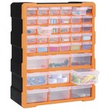 thumbnail of Multi-Schubladen-Organizer 4 | vidaXL : Farbe - Orange und Schwarz