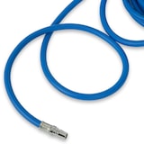 thumbnail of EBERTH persluchtslang stoffen luchtslang, lengte 15m, compressorslang met diameter 6mm x 11mm (binnen x buiten), 1/4" koppeling, 20 bar