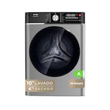 thumbnail of EVVO Lavadora secadora 10 kg + 6 kg carga frontal Nature M10/6, 1400 rpm, Función vapor Steam Wash, Motor Inverter, M-Smart, inox
